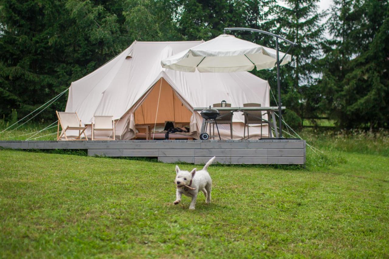 Mazurskie Chatki Mrągowo Exterior foto
